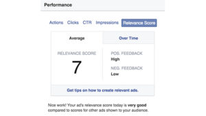 Read more about the article Relevanzwert für Werbung bei Facebook – Relevance Score